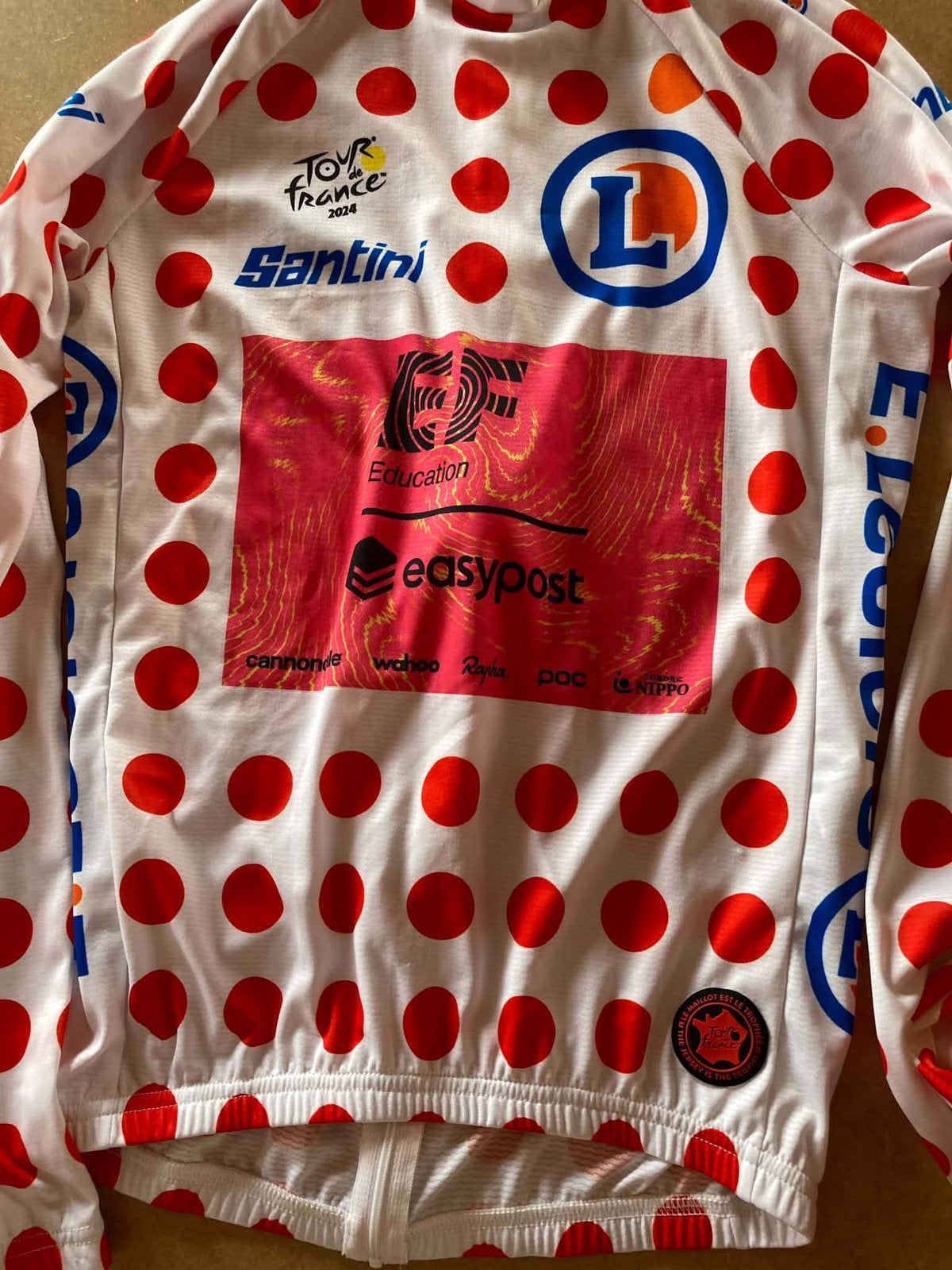 Leiderstrui /podiumtrui Richard carapaz, Verzenden, Gebruikt, Heren, Bovenkleding