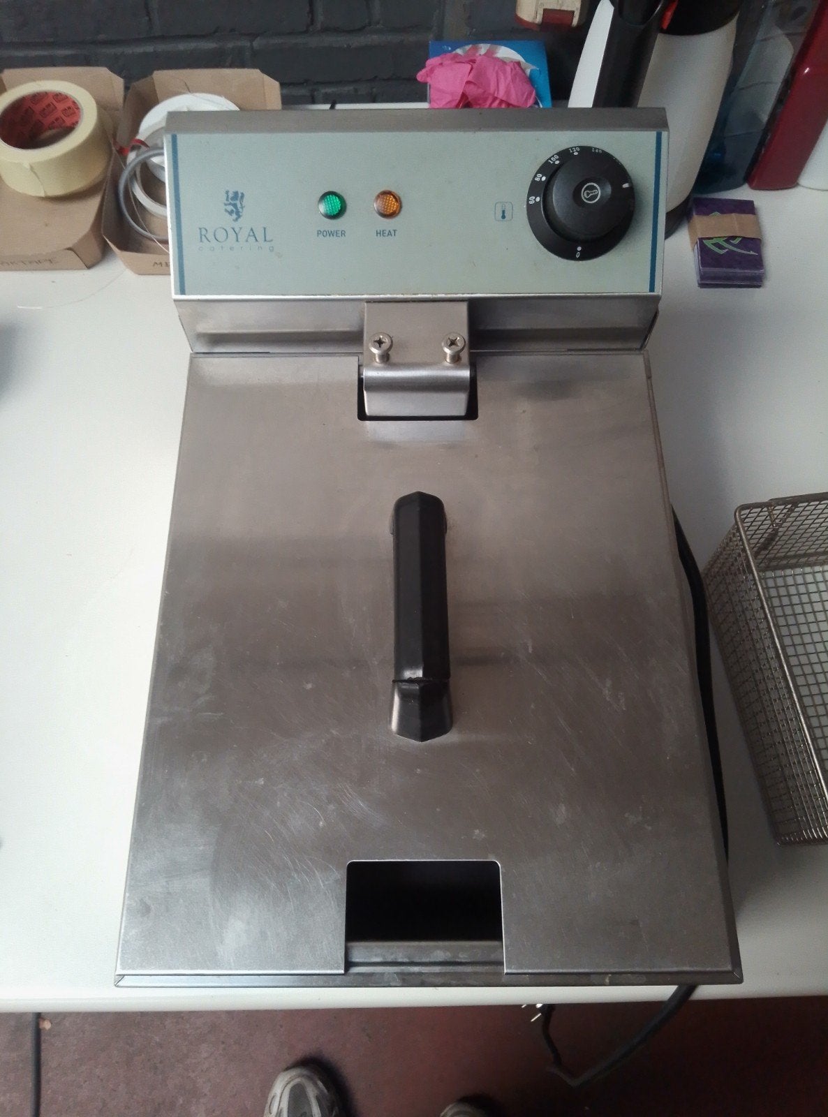 Friteuse Royal catering, 4 litres ou plus, Enlèvement, Comme neuf, Pan intérieur amovible
