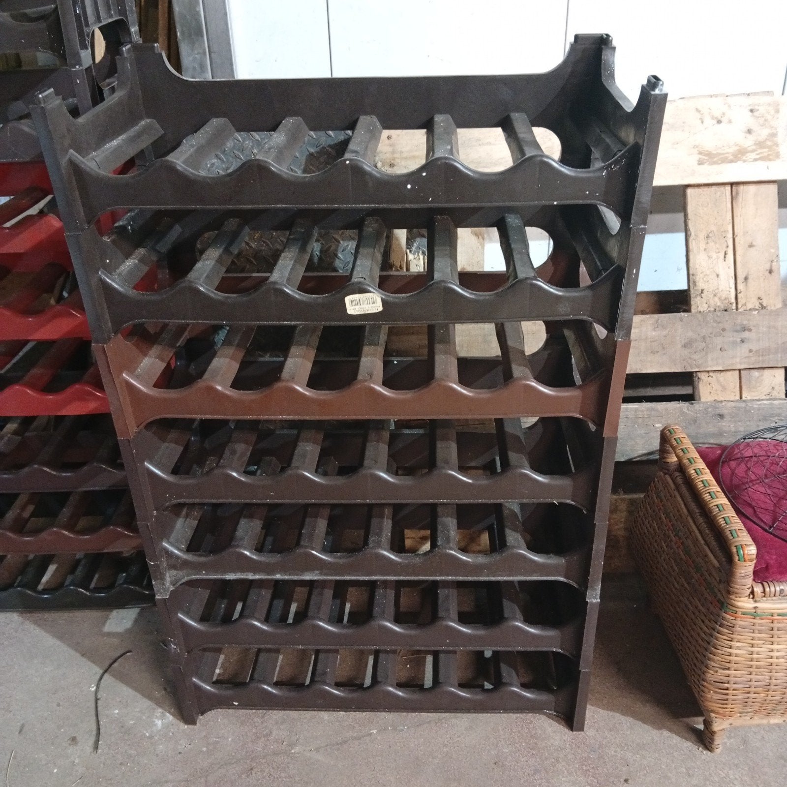 Range bouteilles, Enlèvement
