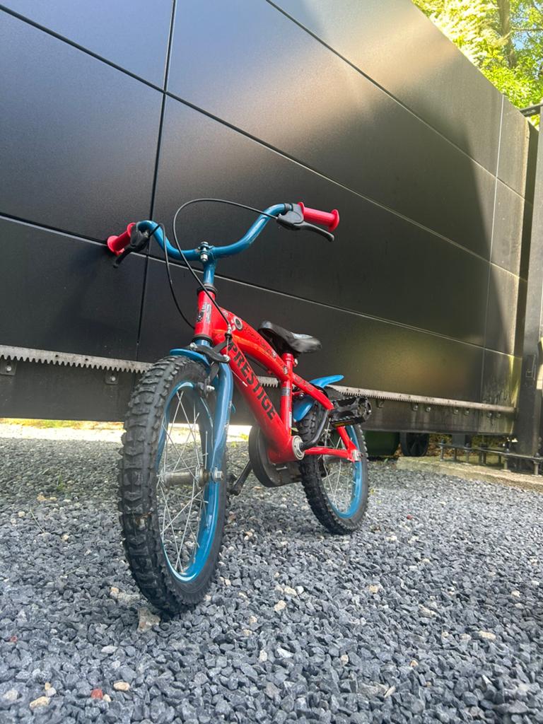 Kinderfiets 16 inch, Ophalen, Staal, Velgrem, 16 tot 20 inch