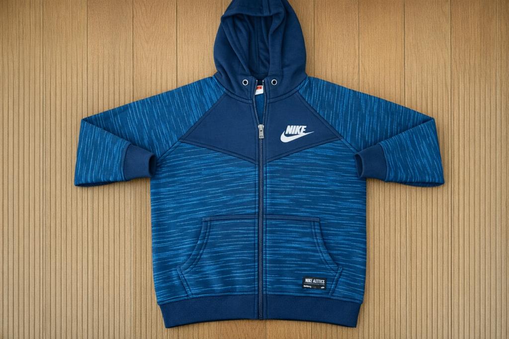 Nike Blue Zipper M, NIKE, Zo goed als nieuw, Verzenden, Maat 48/50 (M)
