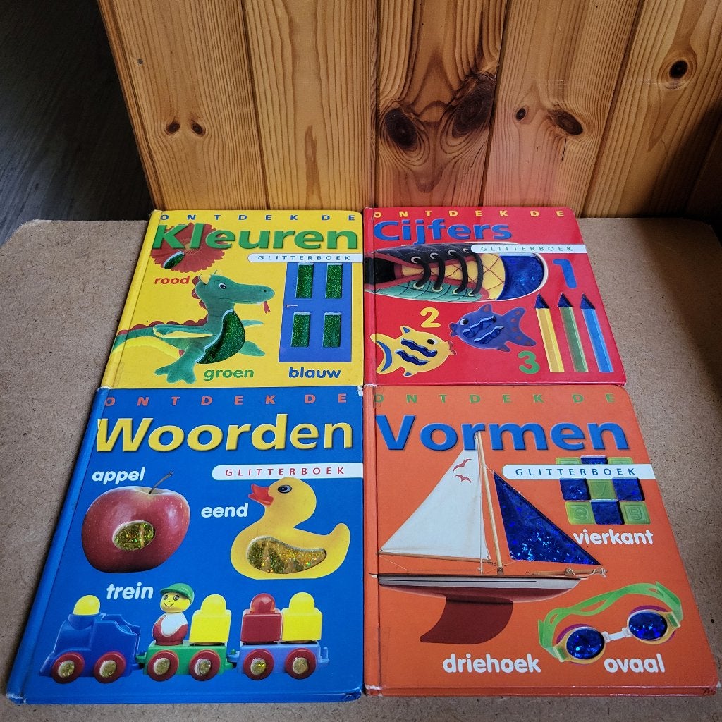 Kinderboeken: kleuren, vormen, woorden, cijfers, Ophalen of Verzenden, Gelezen