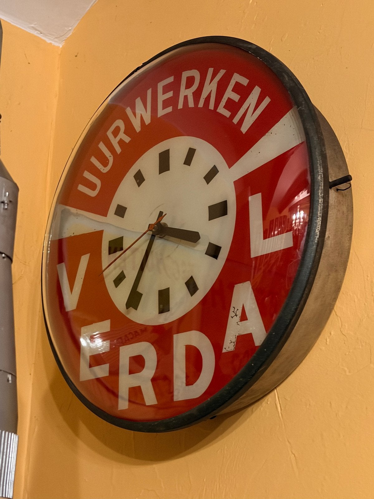Reclameklok  Verdal, Ophalen, Gebruikt