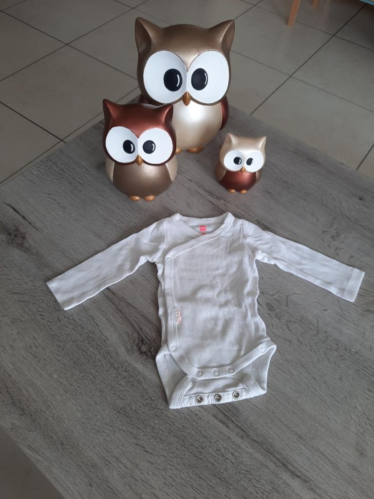 Meegroeibody/romper lange mouwen met overslag Hema maat 44, Kinderen en Baby's, Ophalen of Verzenden