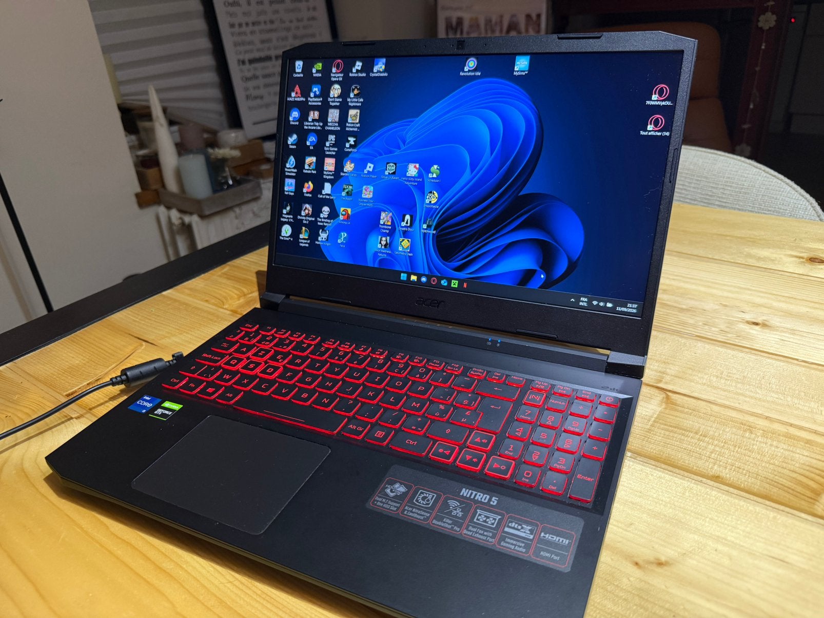 Acer Nitro 5 Gaming | i5 | GTX 1650 | 16Go | SSD 512Go, Informatique & Logiciels, Enlèvement ou Envoi, Comme neuf, 4 Ghz ou plus