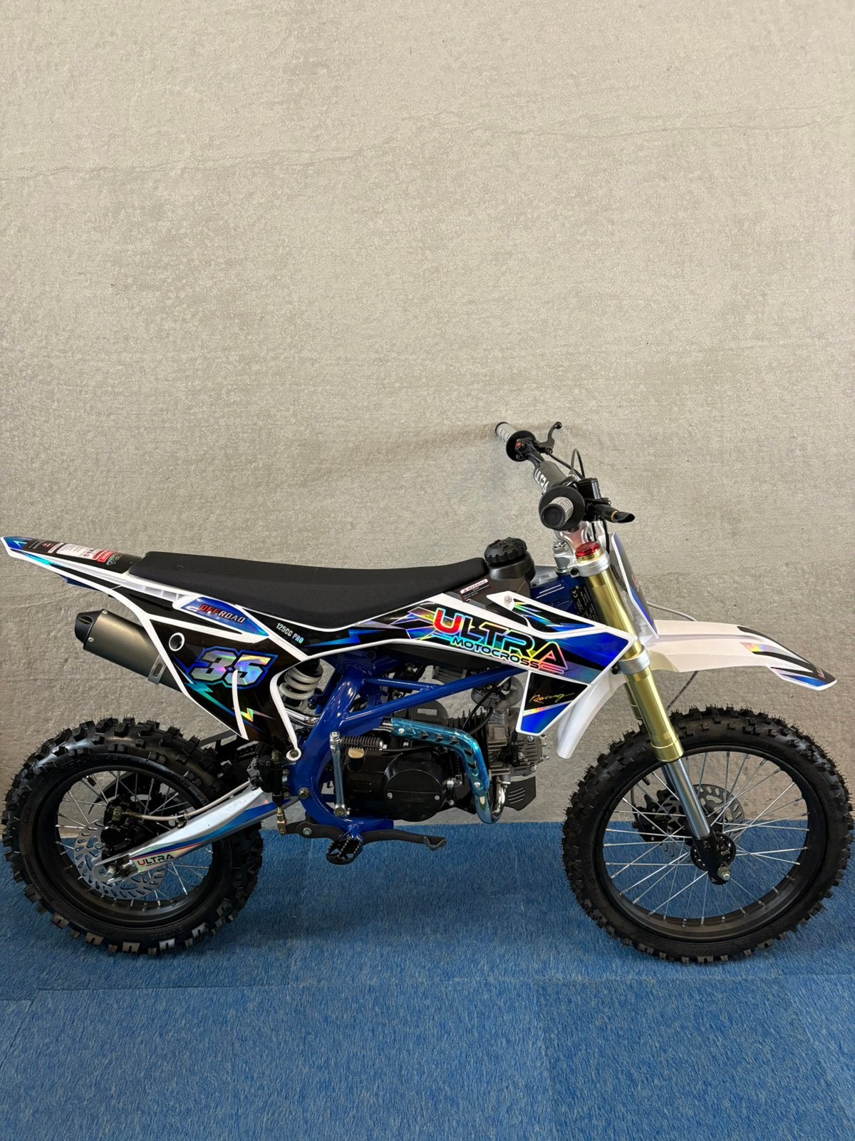 Nieuwe Ultra 125CC pitbikes met elektrische start,4 kleuren, Ophalen, Nieuw, 125 cc, Pitbike