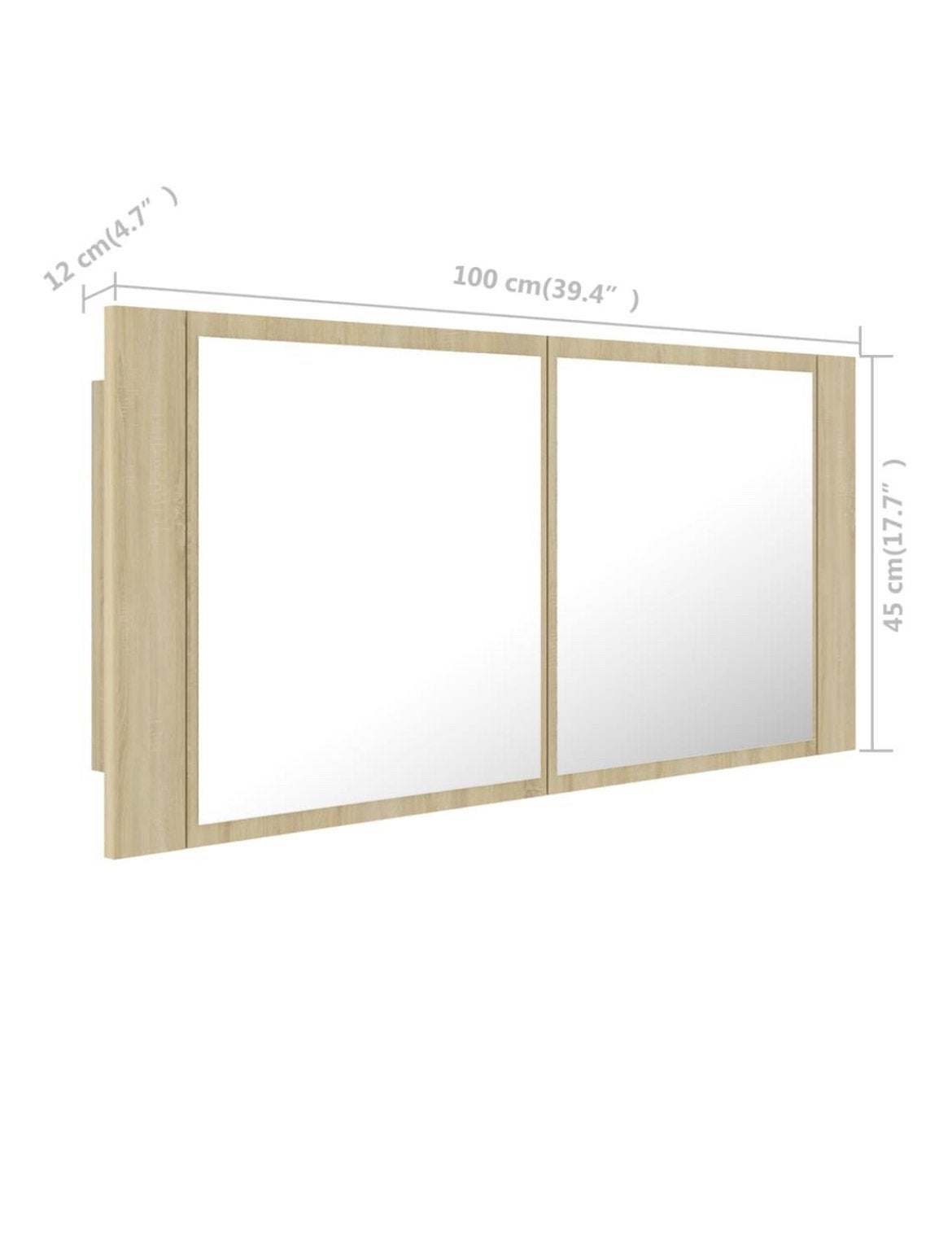 Miroir avec led, Ophalen of Verzenden, Nieuw
