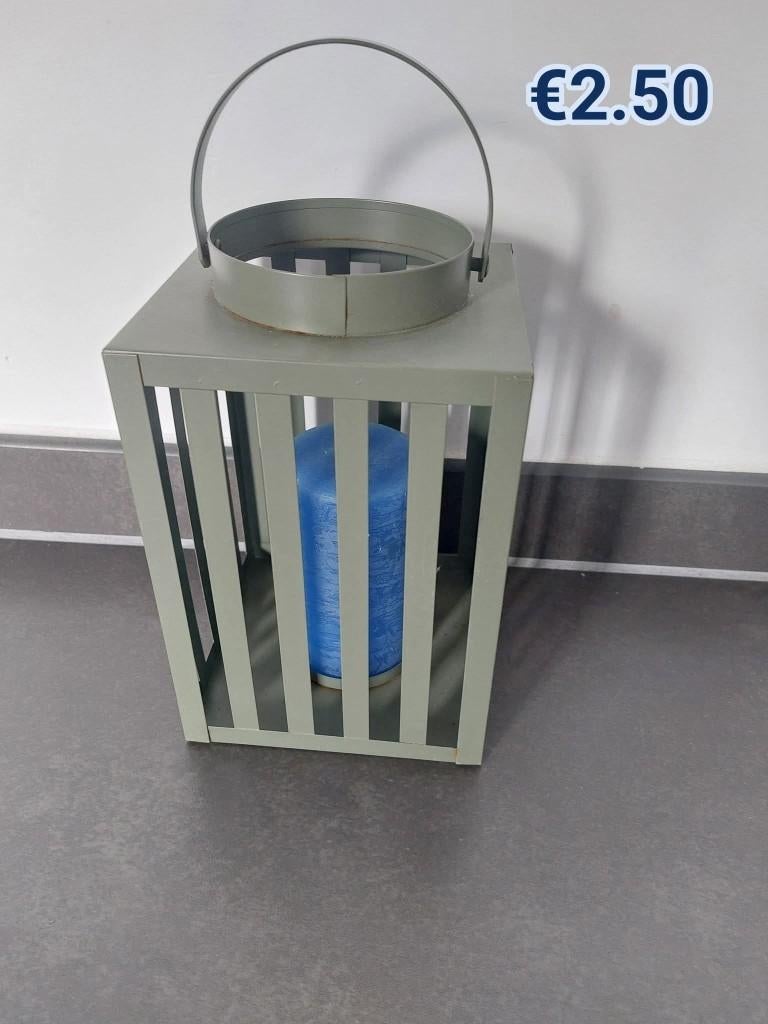 Lantaarn, Gebruikt, Overige kleuren, Ophalen of Verzenden, Metaal