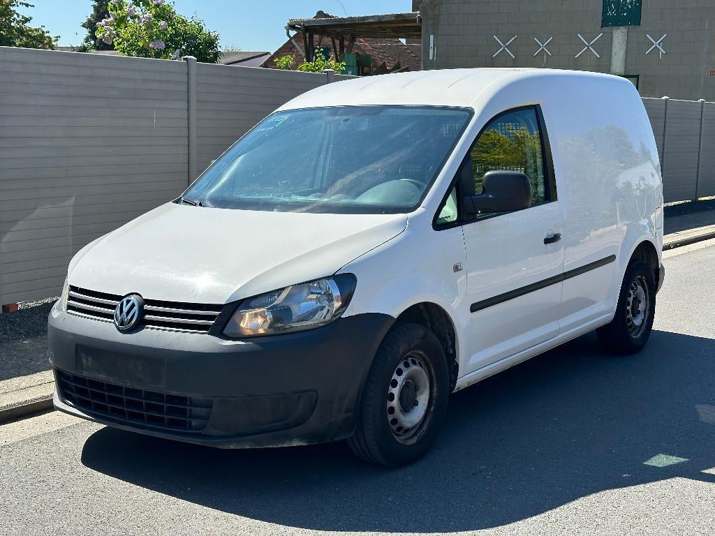 Vw Caddy 1.6 TDi Euro 5 Utilitaire 133.000KM, Autos, 2 places, Noir, 5 portes, Diesel