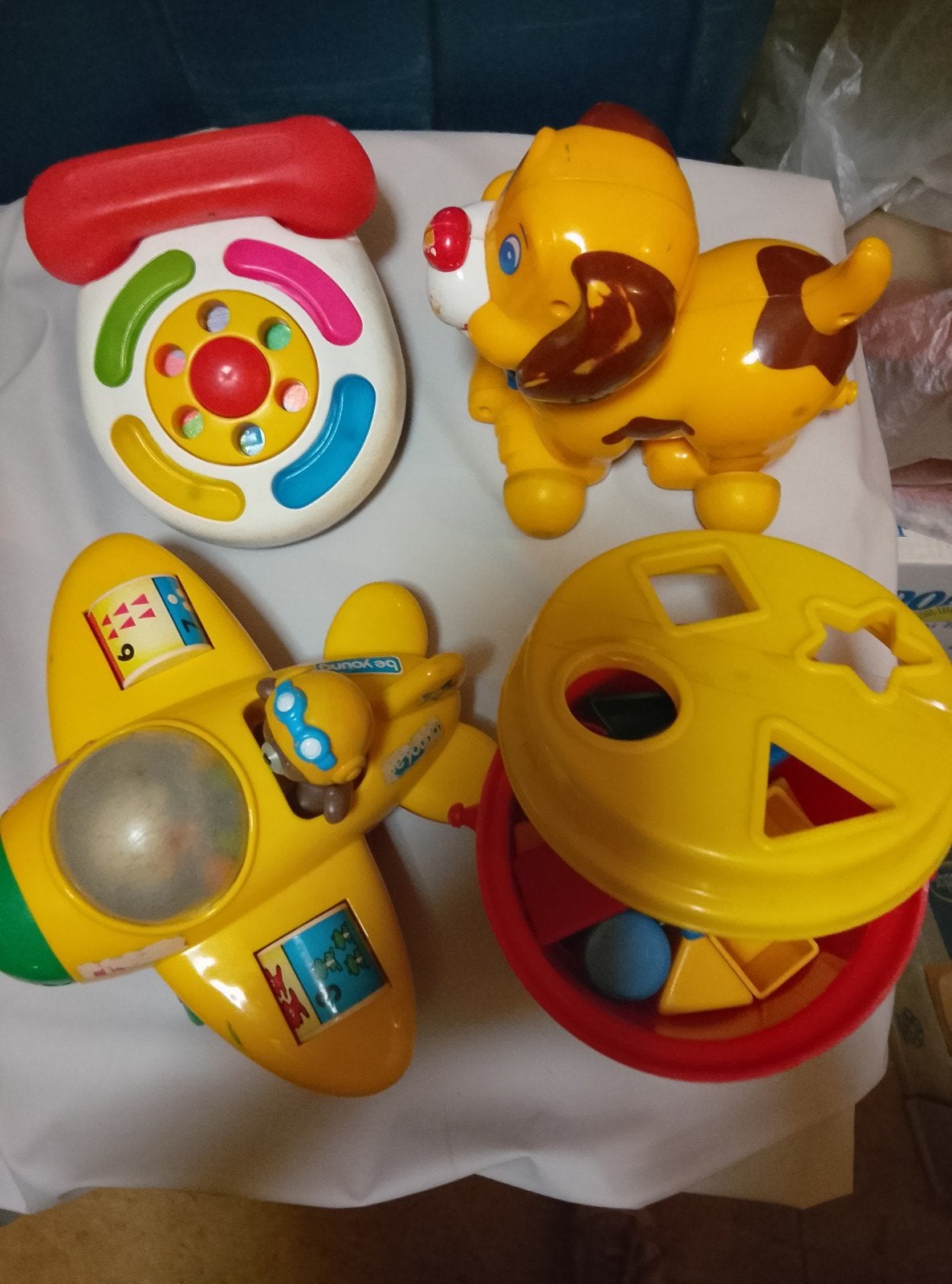 4 speelgoedjes aan 1 euro per stuk, Ophalen