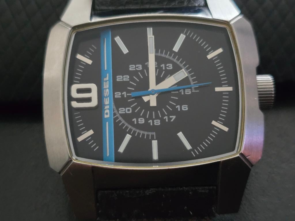 herenhorloge Diesel, Handtassen en Accessoires, Horloges | Heren, Gebruikt, Staal, Polshorloge, Overige materialen