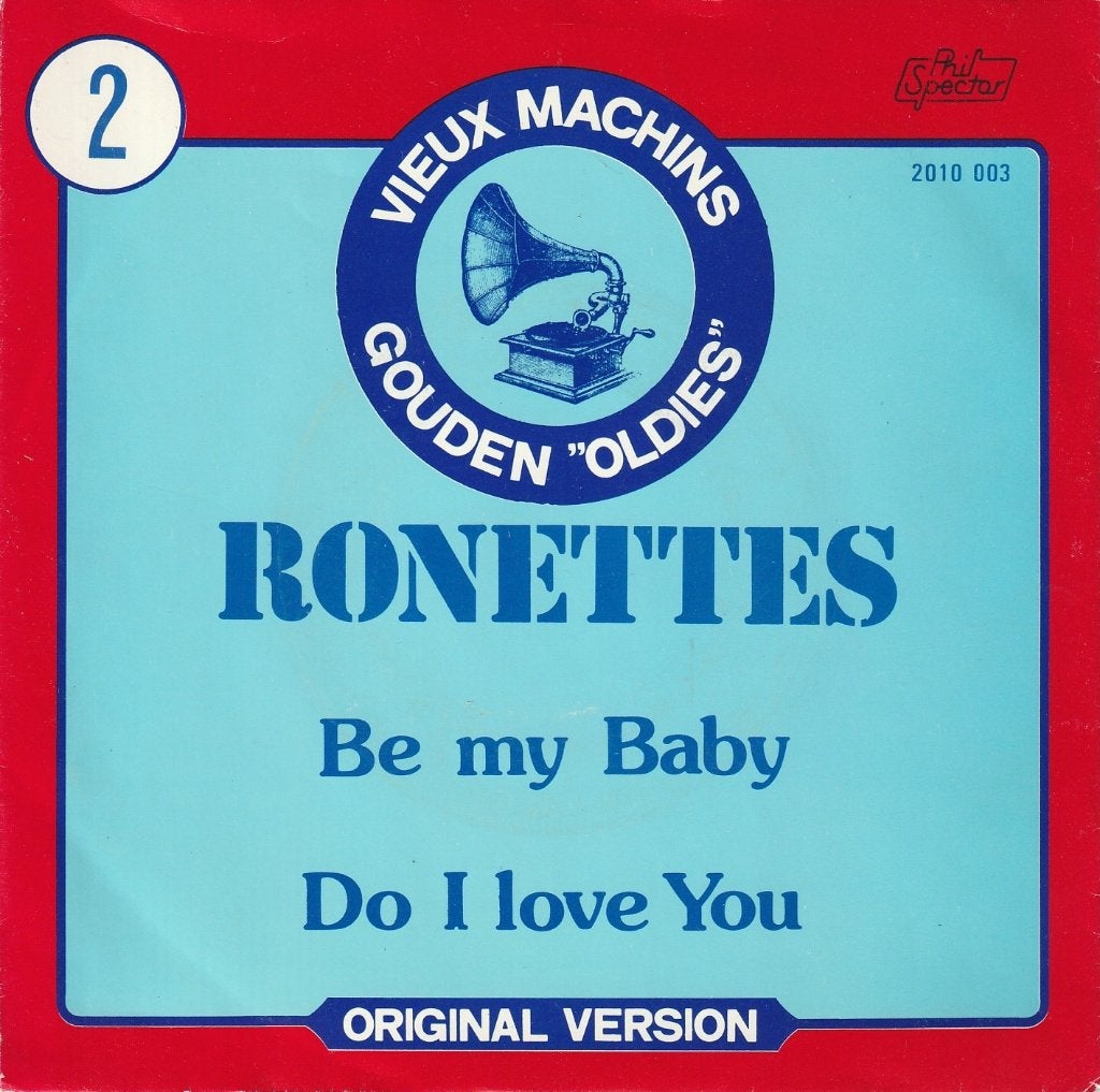 The Ronettes - Be my baby / Do I love you, Réédition, R&B et Soul, 7 inch, Comme neuf