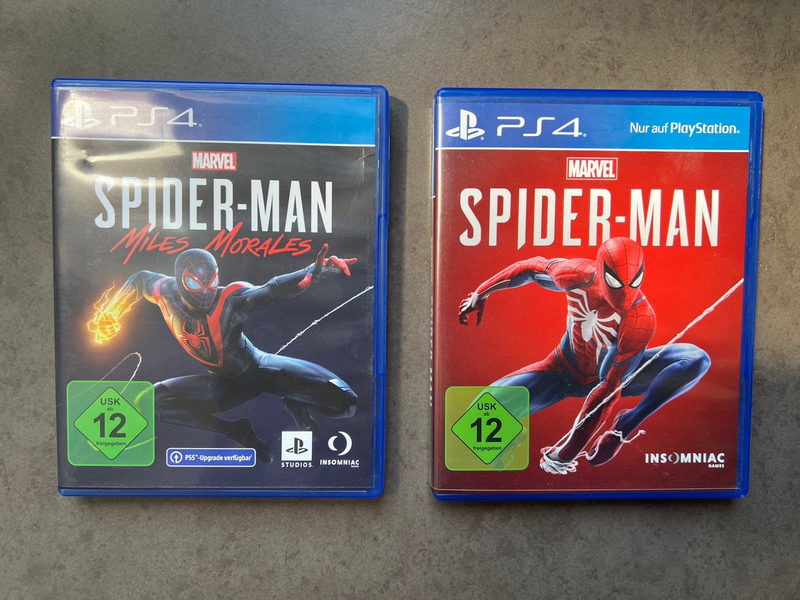 PlayStation 4 spider man en spiderman morales, Ophalen of Verzenden, Zo goed als nieuw
