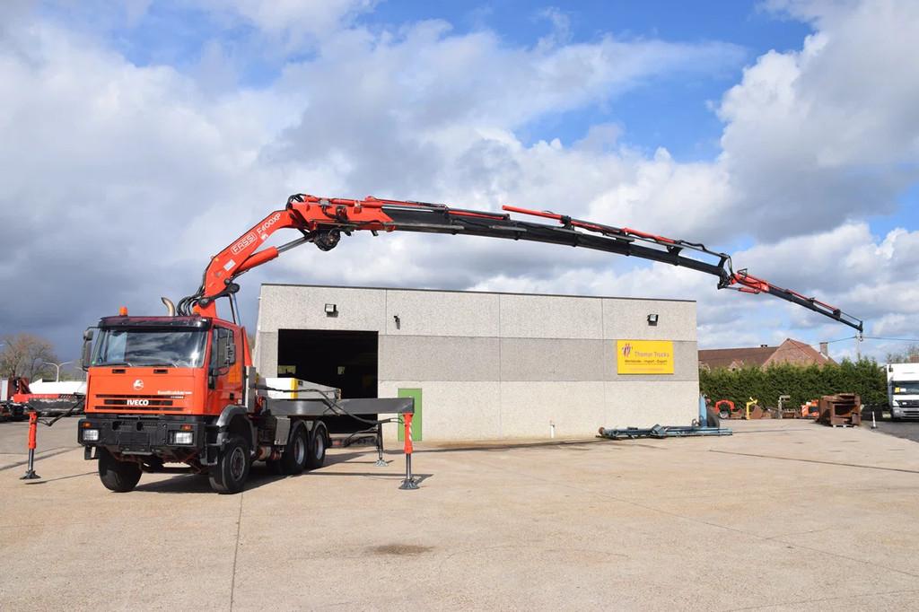 Iveco Eurotrakker 260.35 FASSI F600XP FLYGIP (bj 2001), Achterwielaandrijving, Iveco, 257 kW, Bedrijf