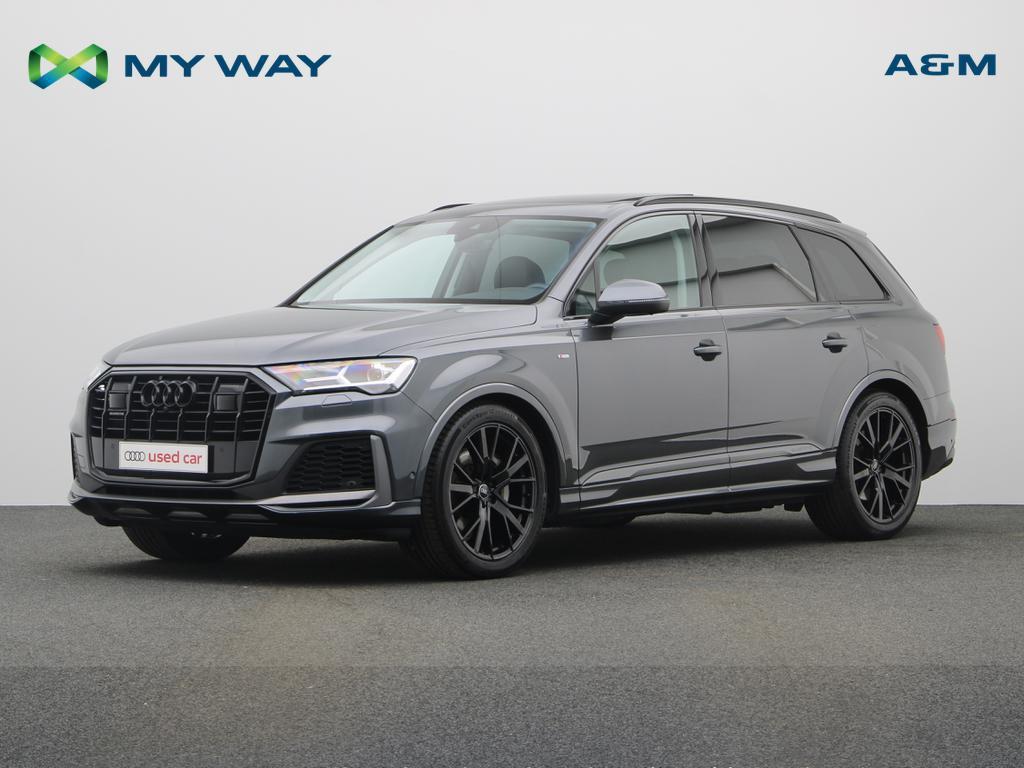 Audi Q7 Q7 45 TDi Quattro S line Tiptronic, Autos, Audi, Argent ou Gris, Achat, Cruise Control, Diesel