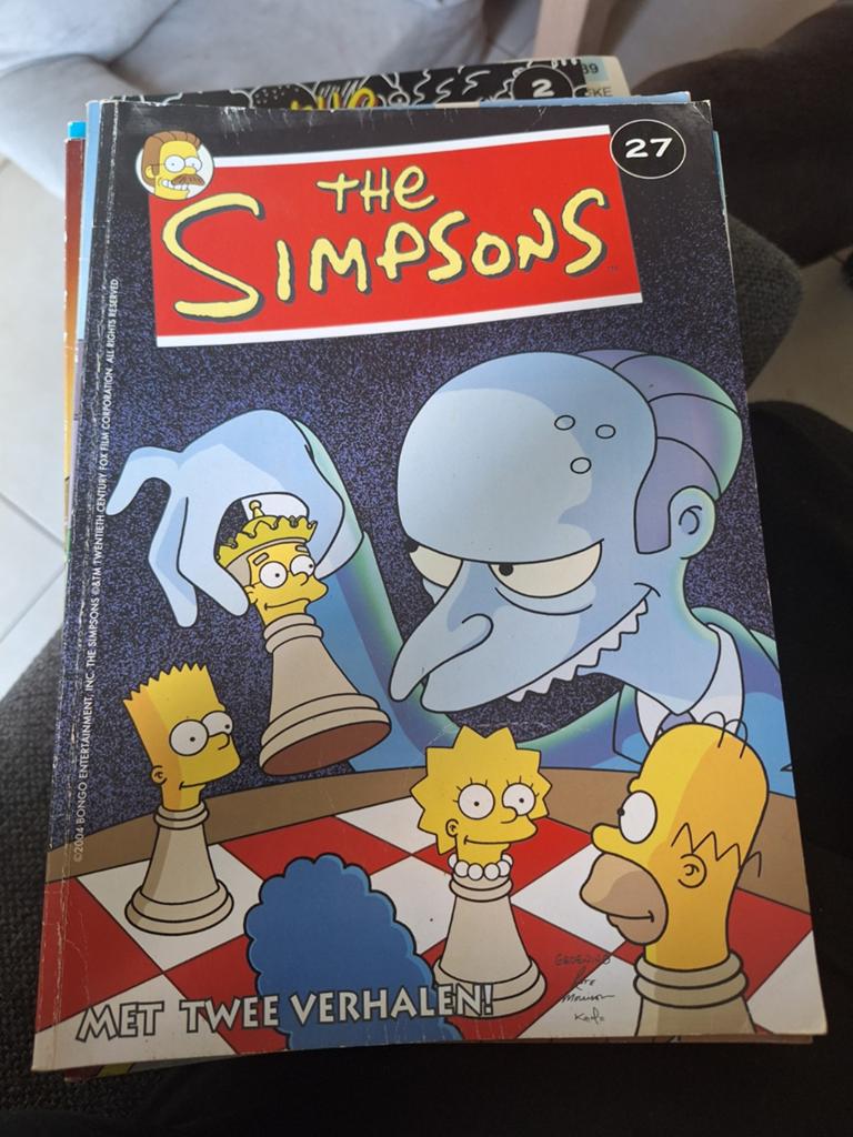 M. Groening - Opstand in Evergeen Terrace, Boeken, Stripverhalen, Ophalen of Verzenden, M. Groening