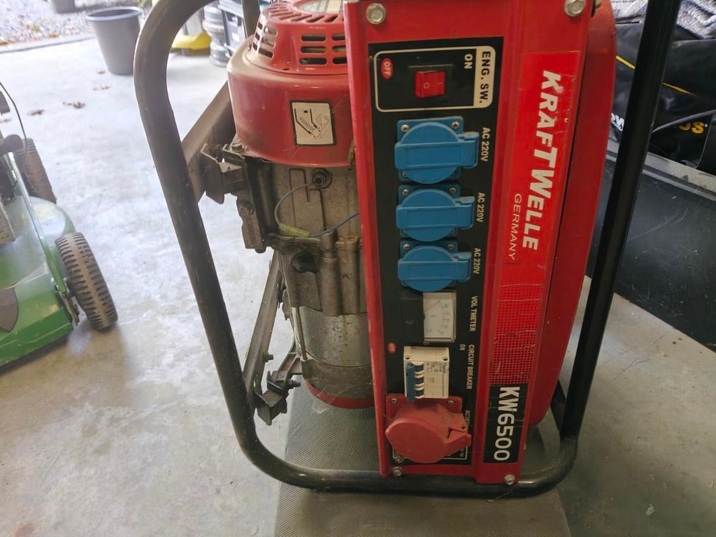 Generator Kraftwelle 6500, Doe-het-zelf en Bouw, Aggregaten, Ophalen, Gebruikt, Benzine