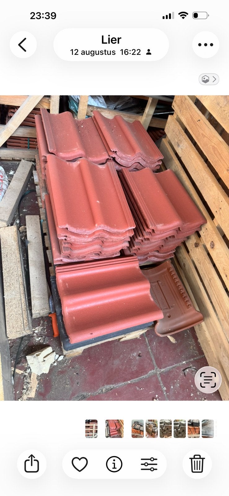Sneldek rood GRATIS, Doe-het-zelf en Bouw, Ophalen, Nieuw, Rood