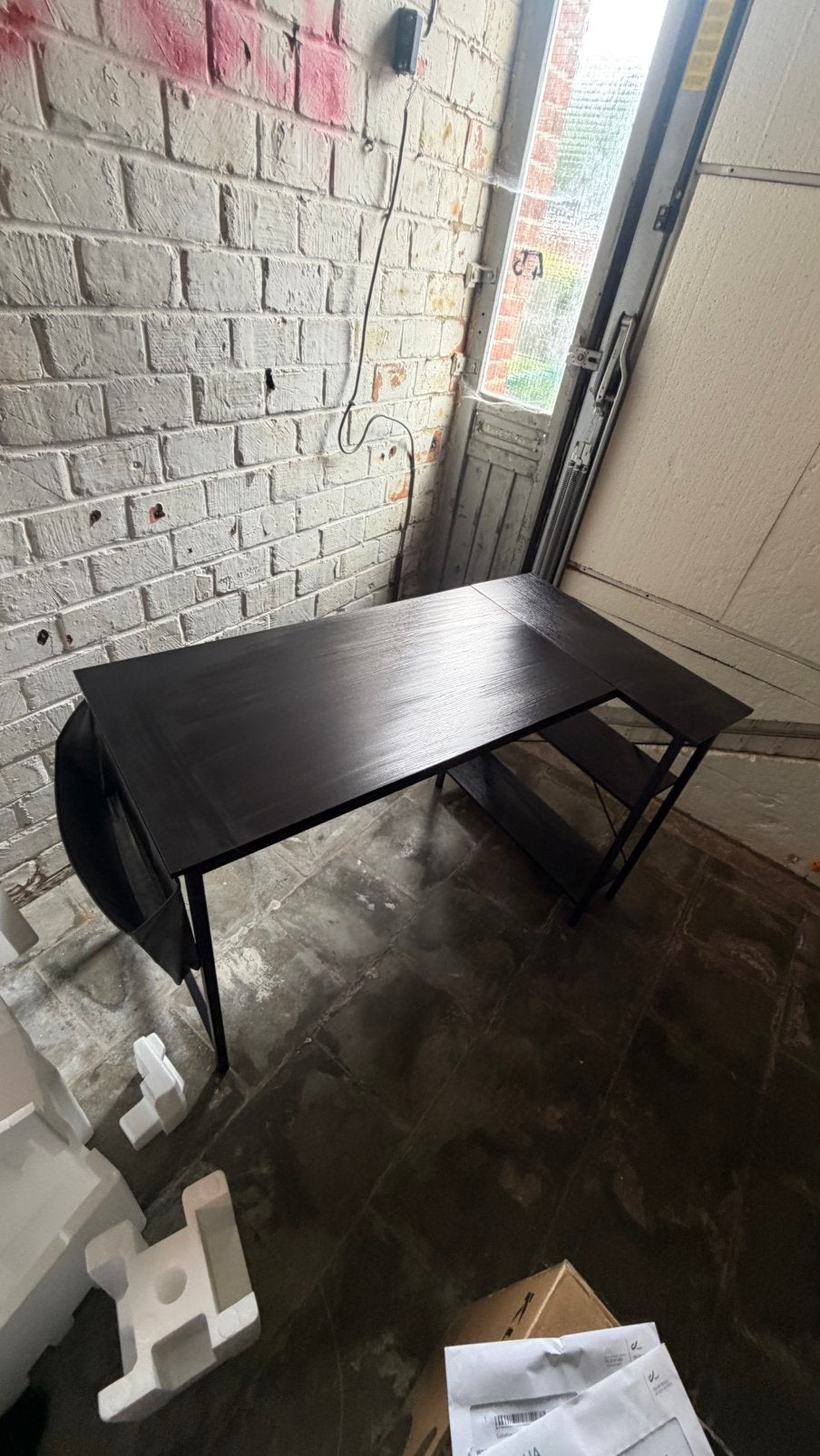 Bureau gaming avec etagere et pochette de rangement, Maison & Meubles, Bureaux, Enlèvement, Noir, Bureau gaming