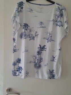 T-shirt met motief Gerry Weber, Kleding | Dames, Blauw, Maat 42/44 (L), Ophalen of Verzenden, Zo goed als nieuw