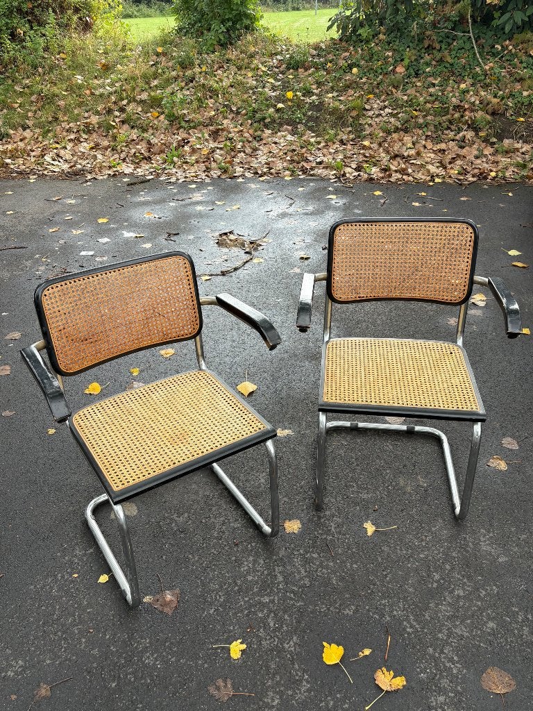 Marcel breurcesca stoelen, Maison & Meubles, Bauhaus, Comme neuf, Deux, Enlèvement