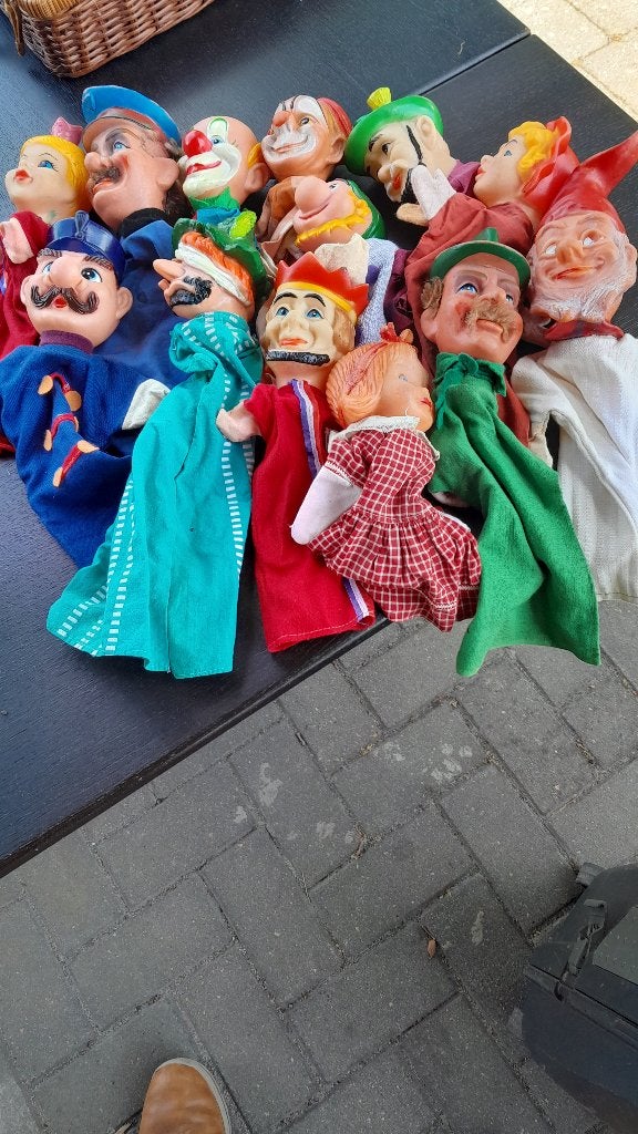 Poppenkast poppen, Kinderen en Baby's, Ophalen, Gebruikt, Overige typen