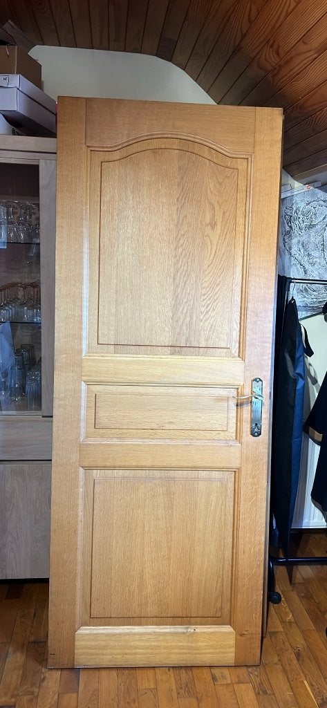 Bloc complet Porte intérieur chêne plein, 75 à 150 cm, Enlèvement, Utilisé, Autres types