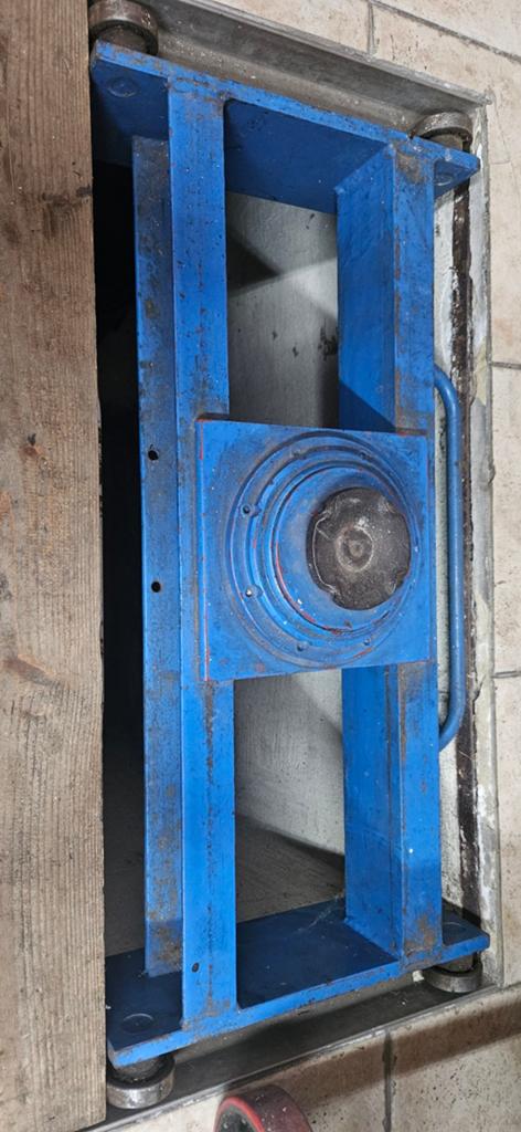 Élévateur hydraulique pour fosse, Ophalen