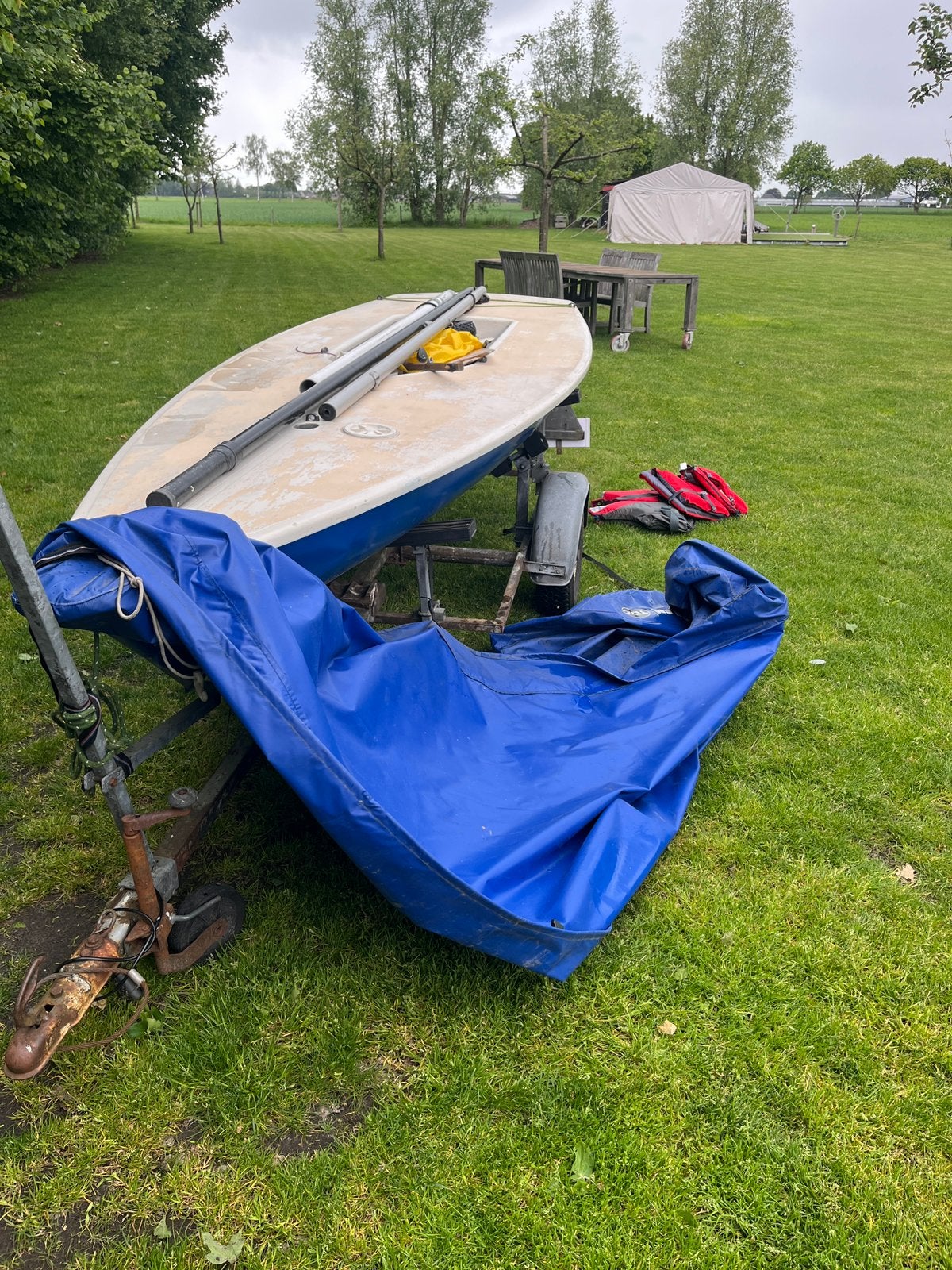 Laser te koop met trailer helemaal compleet, Ophalen, Zo goed als nieuw, Laser