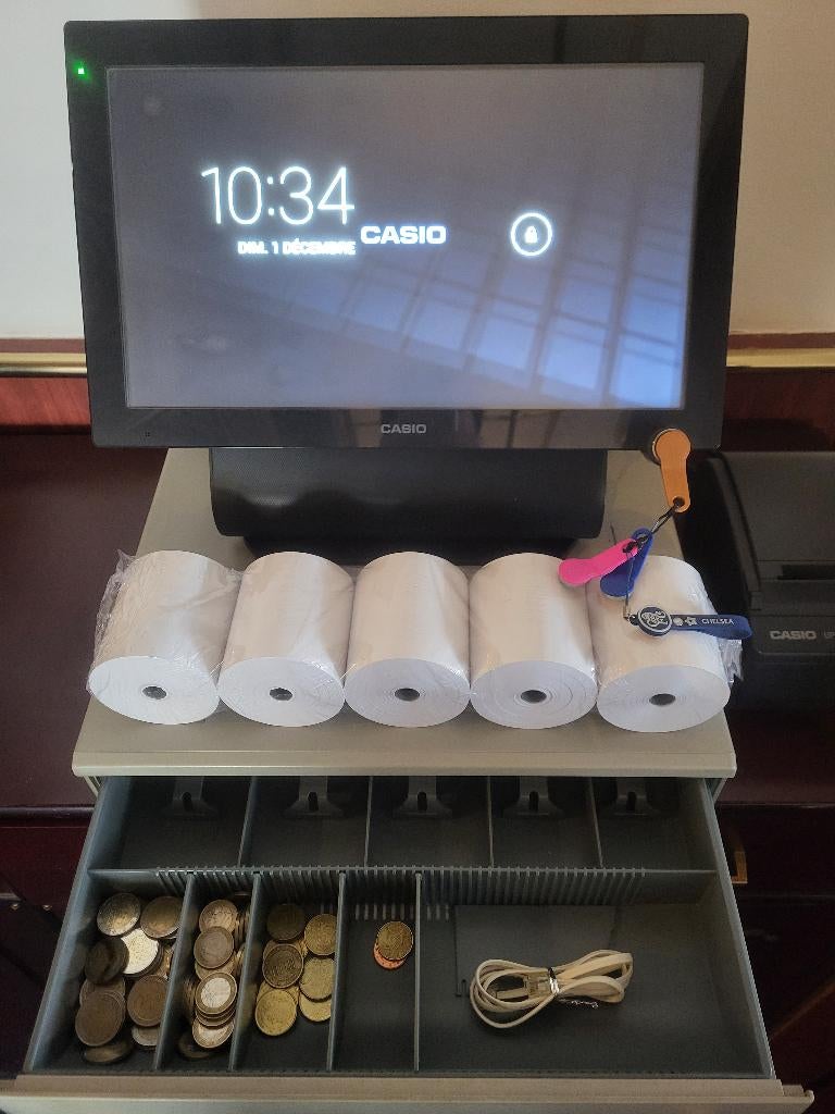 Caisse Enregistreuse Casio V-R7000 Comme Neuve, Articles professionnels, Enlèvement