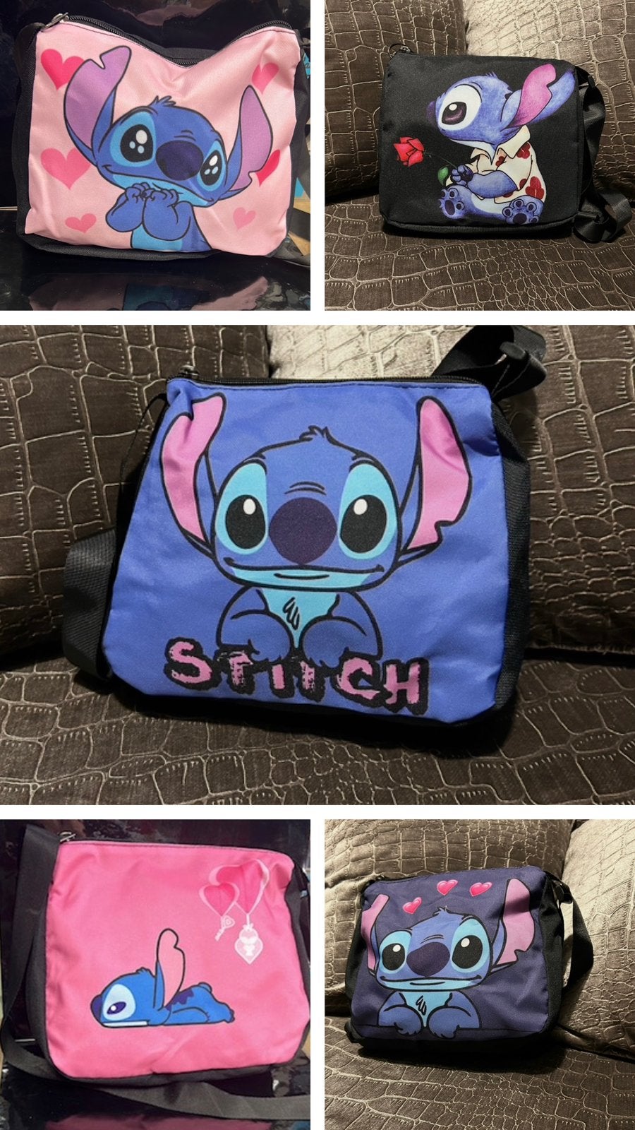 Sac à bandoulière Stich, Envoi, Neuf