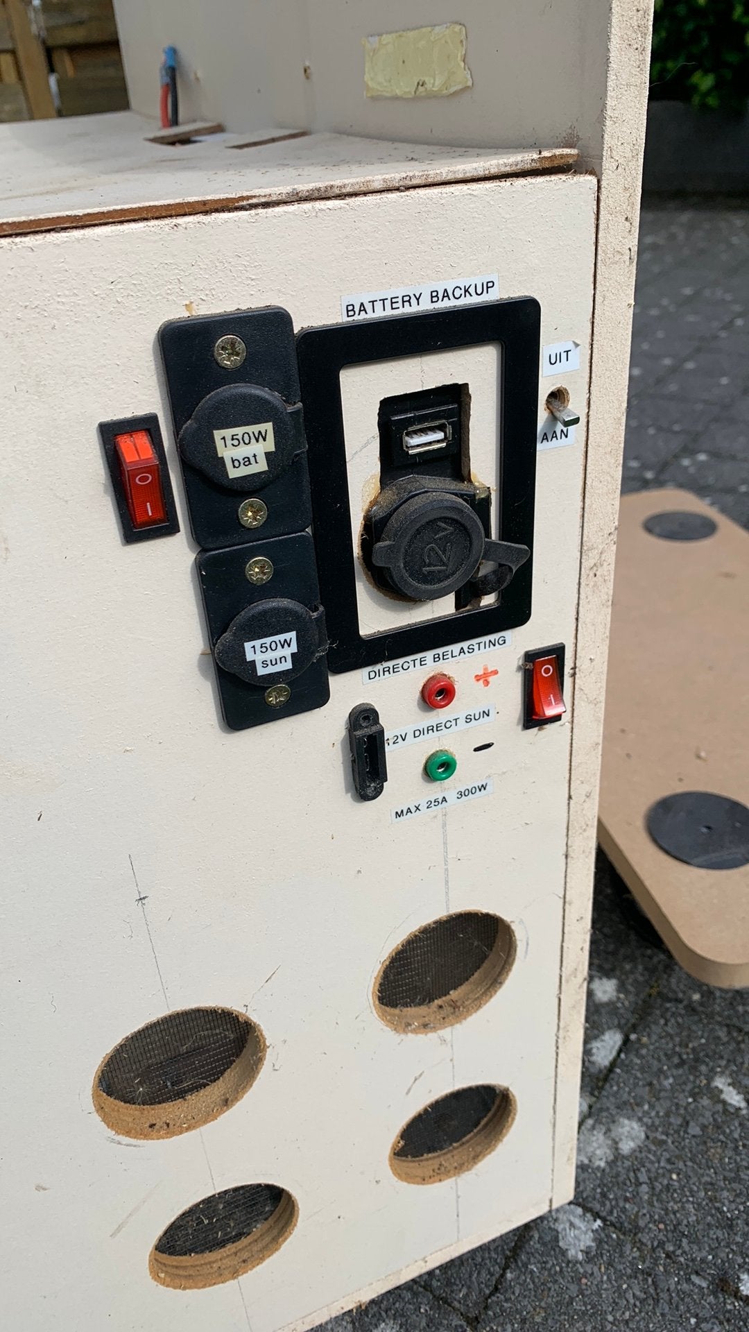 Power station zelfbouw met solar charge controller, Ophalen, Gebruikt