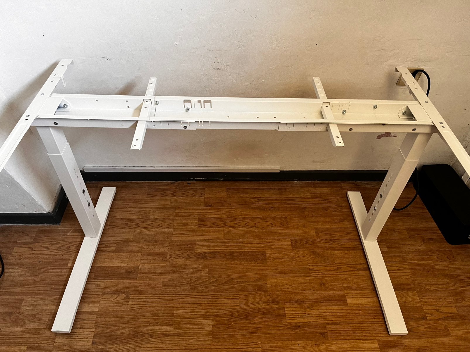 IKEA MITTZON bureau onderstel – wit, Huis en Inrichting, Ophalen of Verzenden, Zo goed als nieuw, IKEA, Wit
