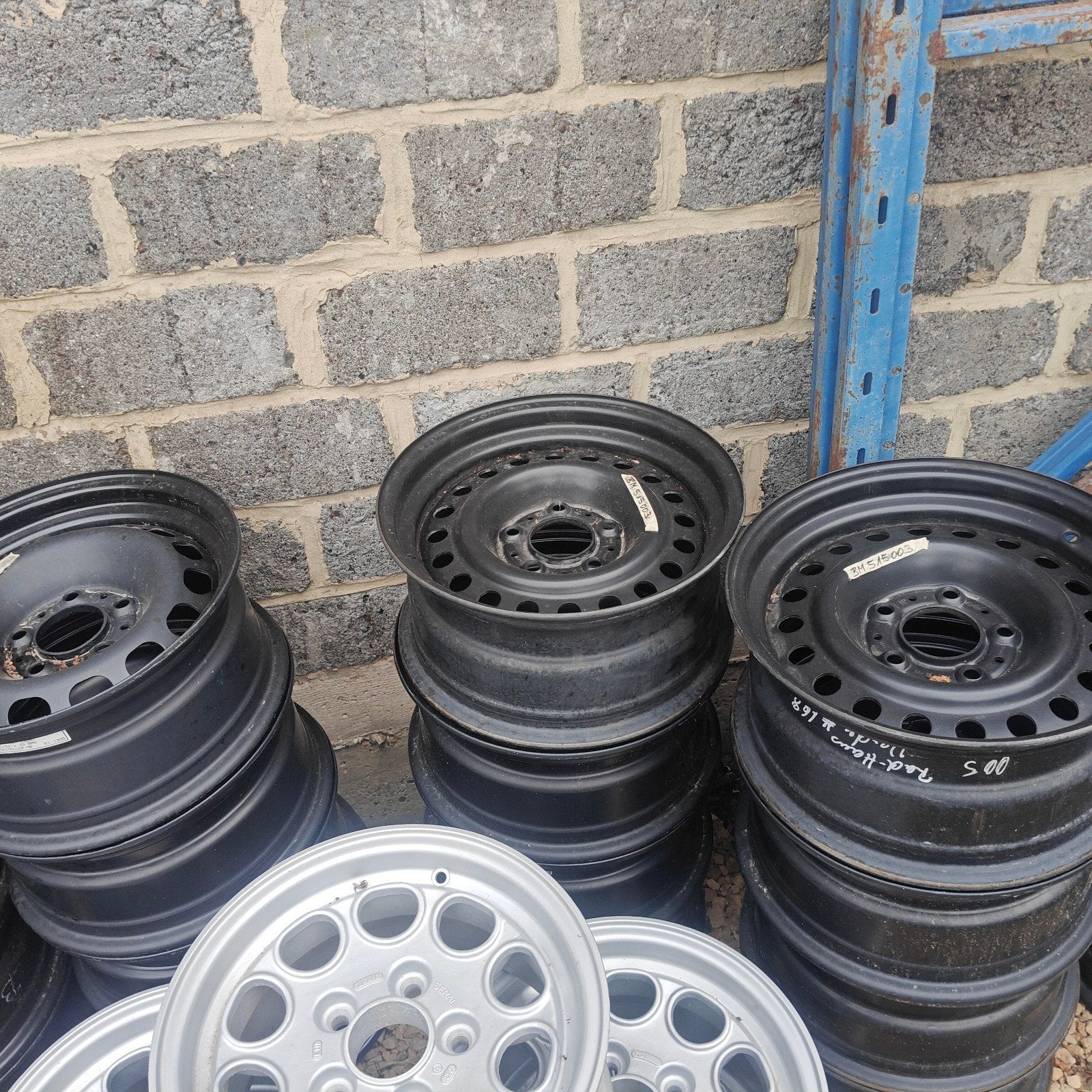 BMW staal 3 sets 5 gaats, Auto-onderdelen, Banden en Velgen, Ophalen, 15 inch, Velg(en), Nieuw