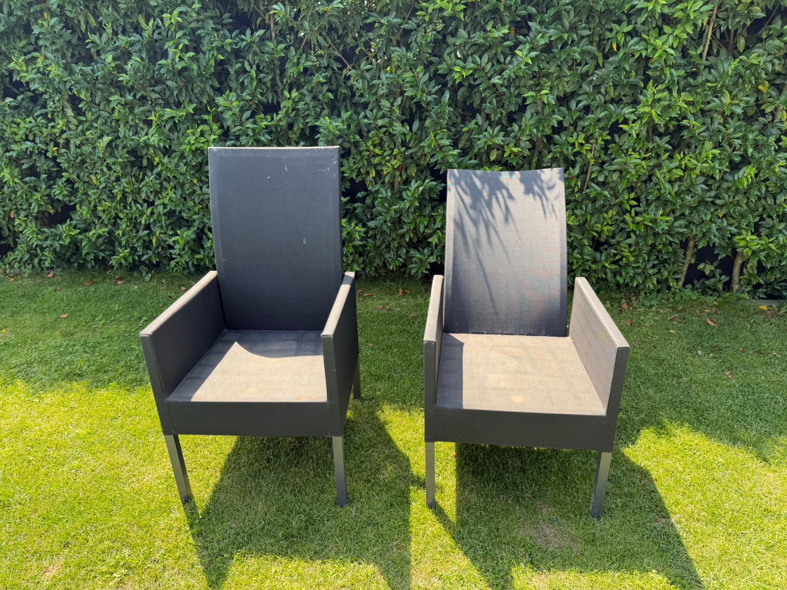 Tuinstoelen/ligzetel, Tuin en Terras, Tuinsets en Loungesets, Ophalen, Zo goed als nieuw