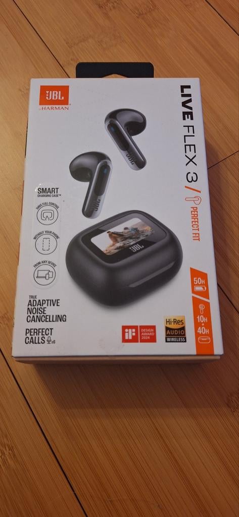 JBL live flex 3 als nieuw, Ophalen, Bluetooth, Zwart, Nieuw