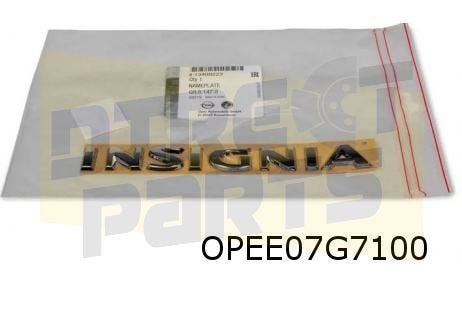 Opel Insignia B (6/17-) embleem tekst "insignia" achterzijde, Auto-onderdelen, -, Verzenden, -, Opel