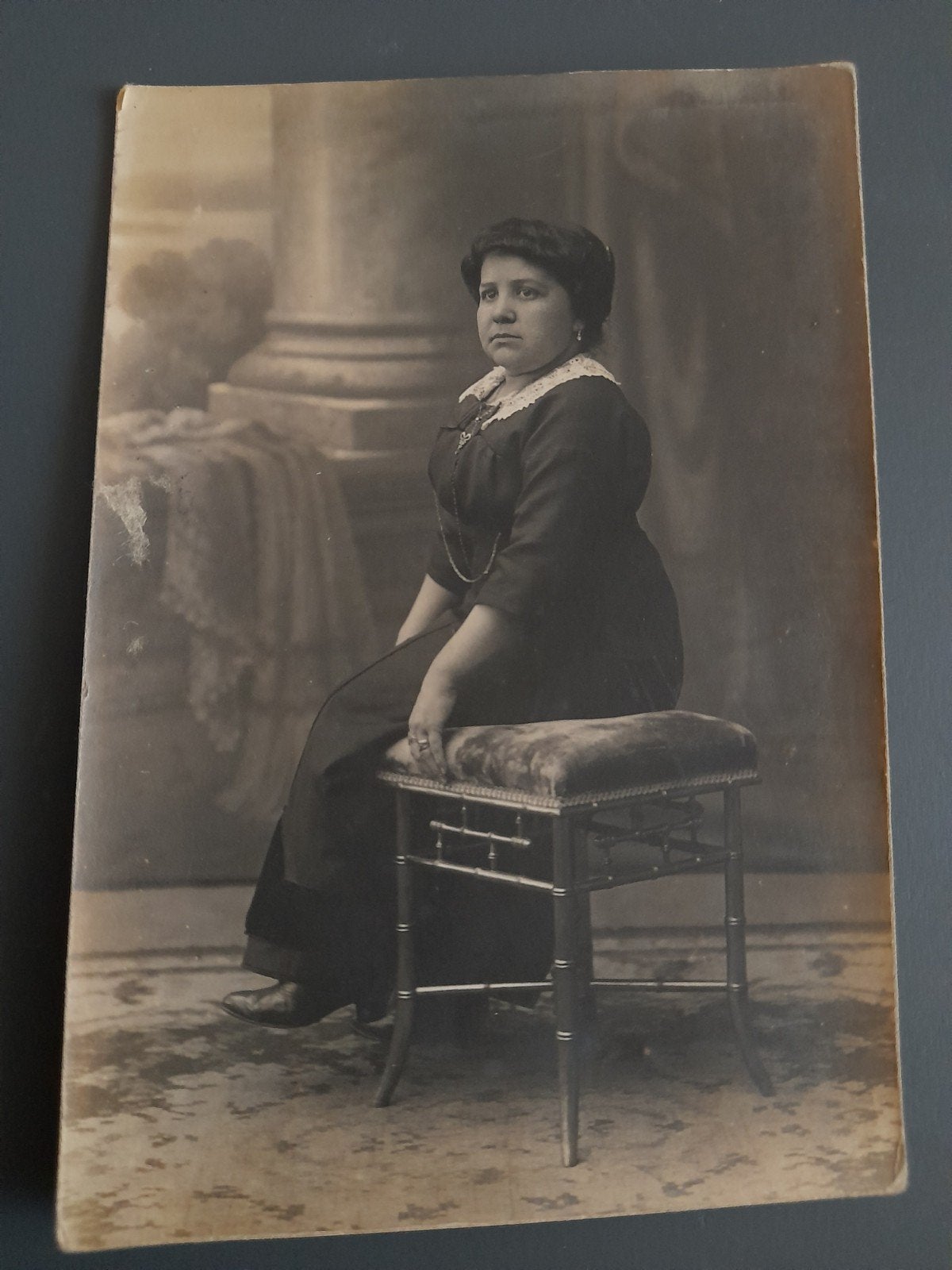 Ansichtkaart „echtgenote” van een gevangene in Duitsland in, Gebruikt, Foto, Ophalen of Verzenden, Voor 1940