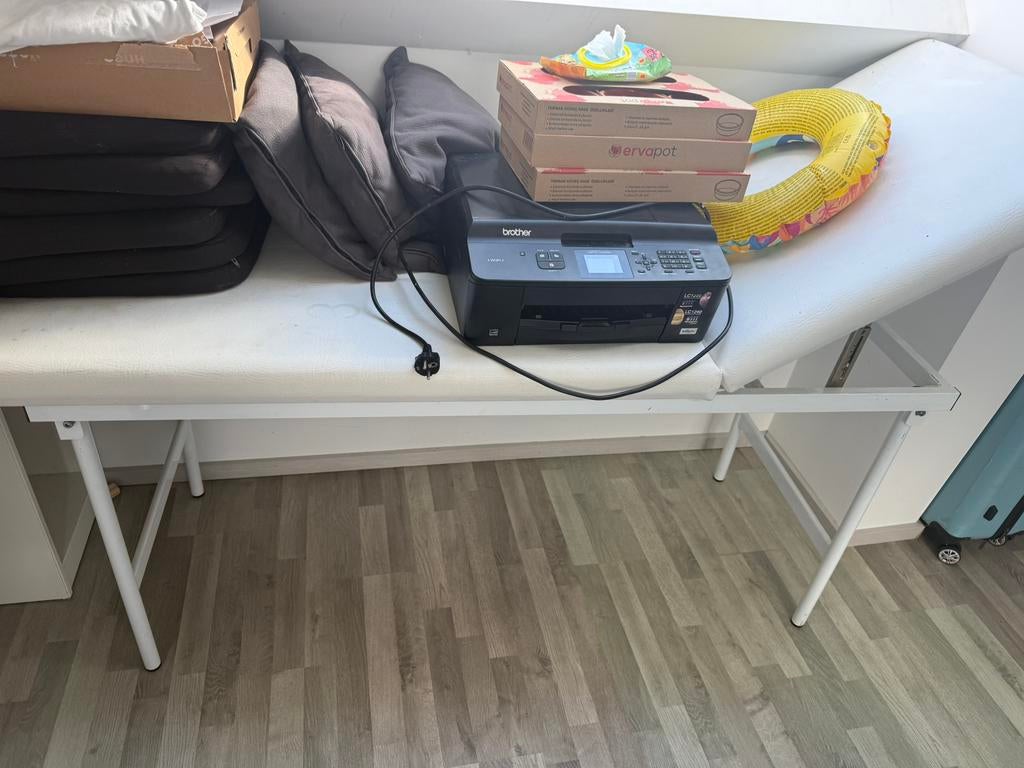 Massage tafel, Ophalen