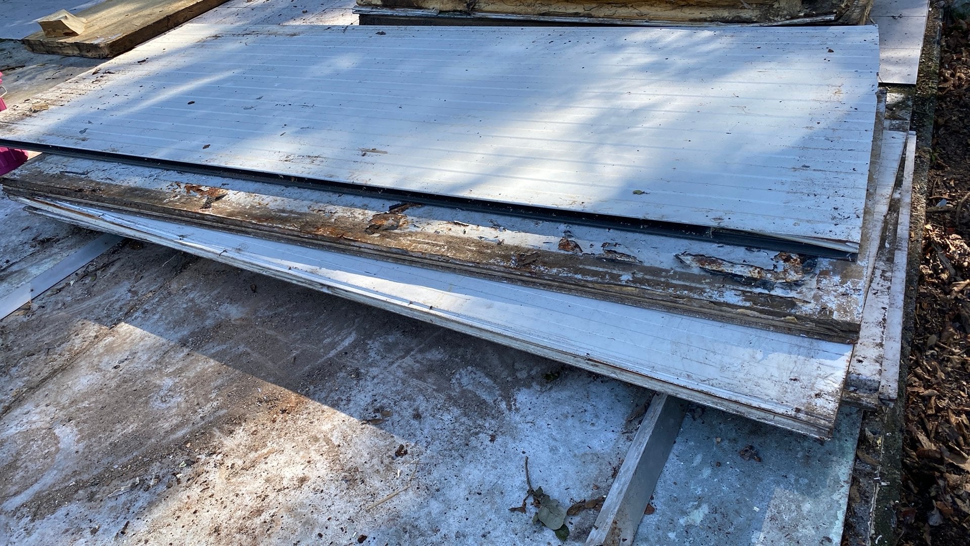Sandwichpanelen gratis, Enlèvement, Utilisé
