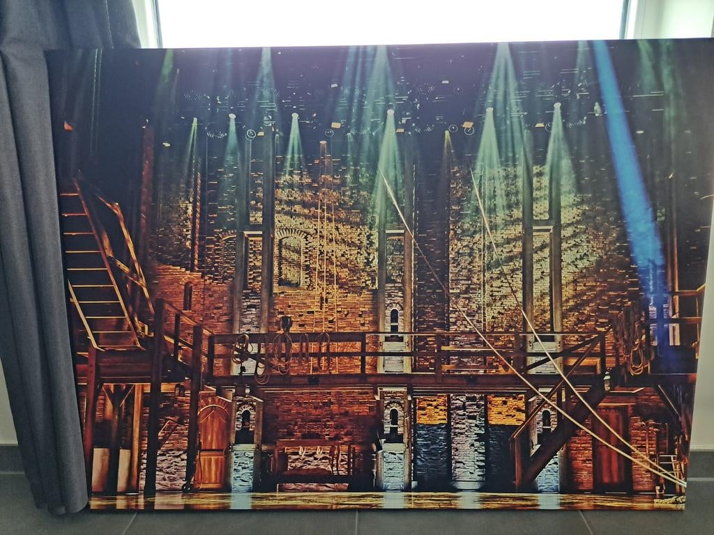 Hamilton podium Foto op canvas, Ophalen