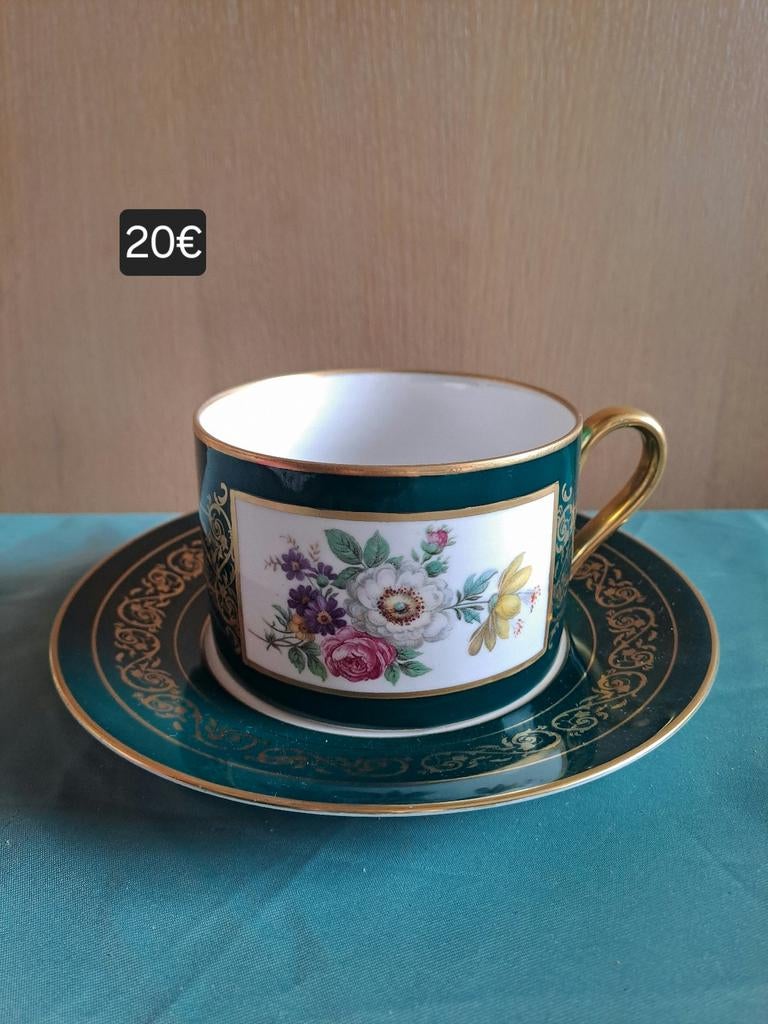 Vintage tas en ondertas Bavaria Hutschenreuther, Antiek en Kunst, Ophalen