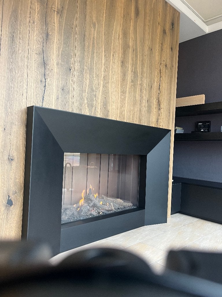 Foyer au gaz MetalFire AVENUE MF 1050‑60 GHE 1S, Schouwenvandamme@telenet.be, Encastré, Comme neuf, Enlèvement