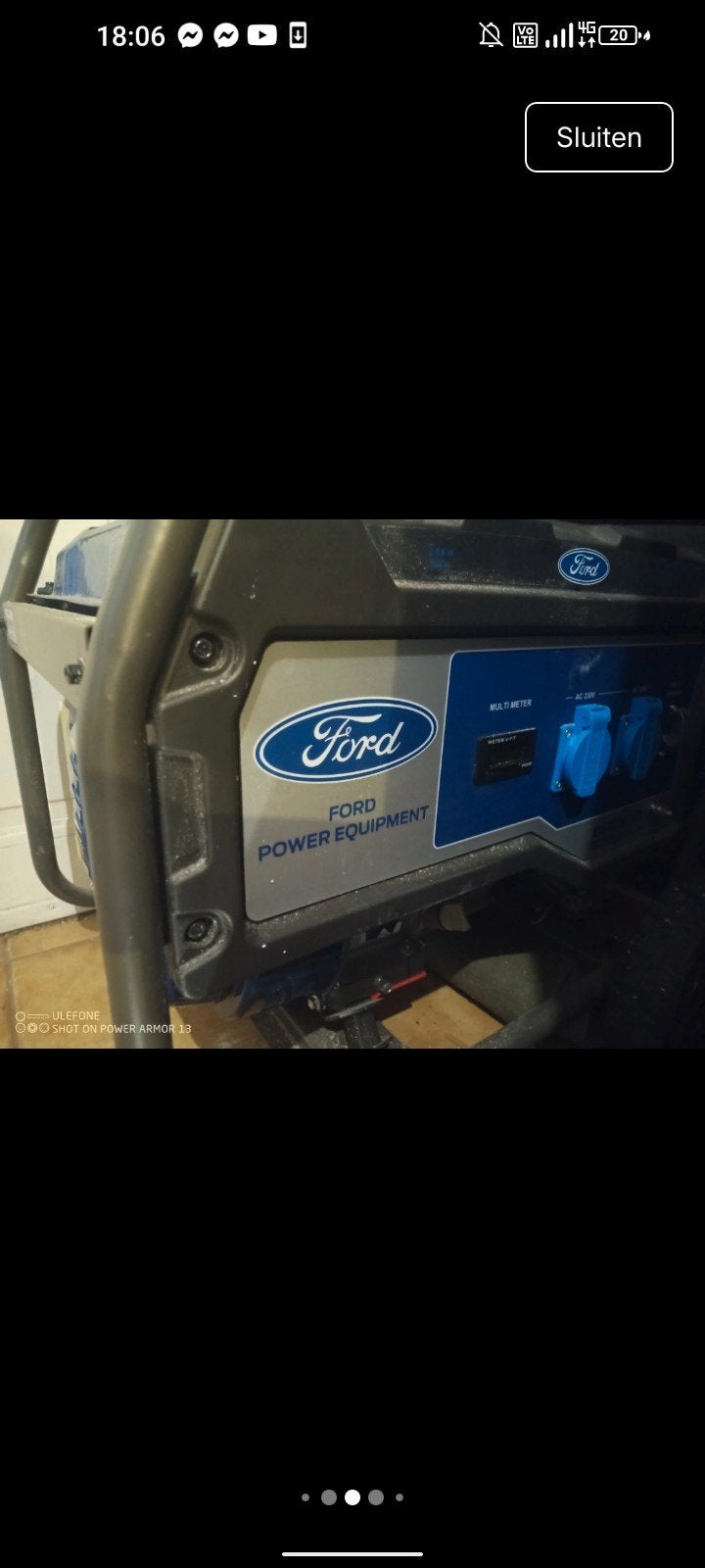 stroomgenerator, Doe-het-zelf en Bouw, Ophalen