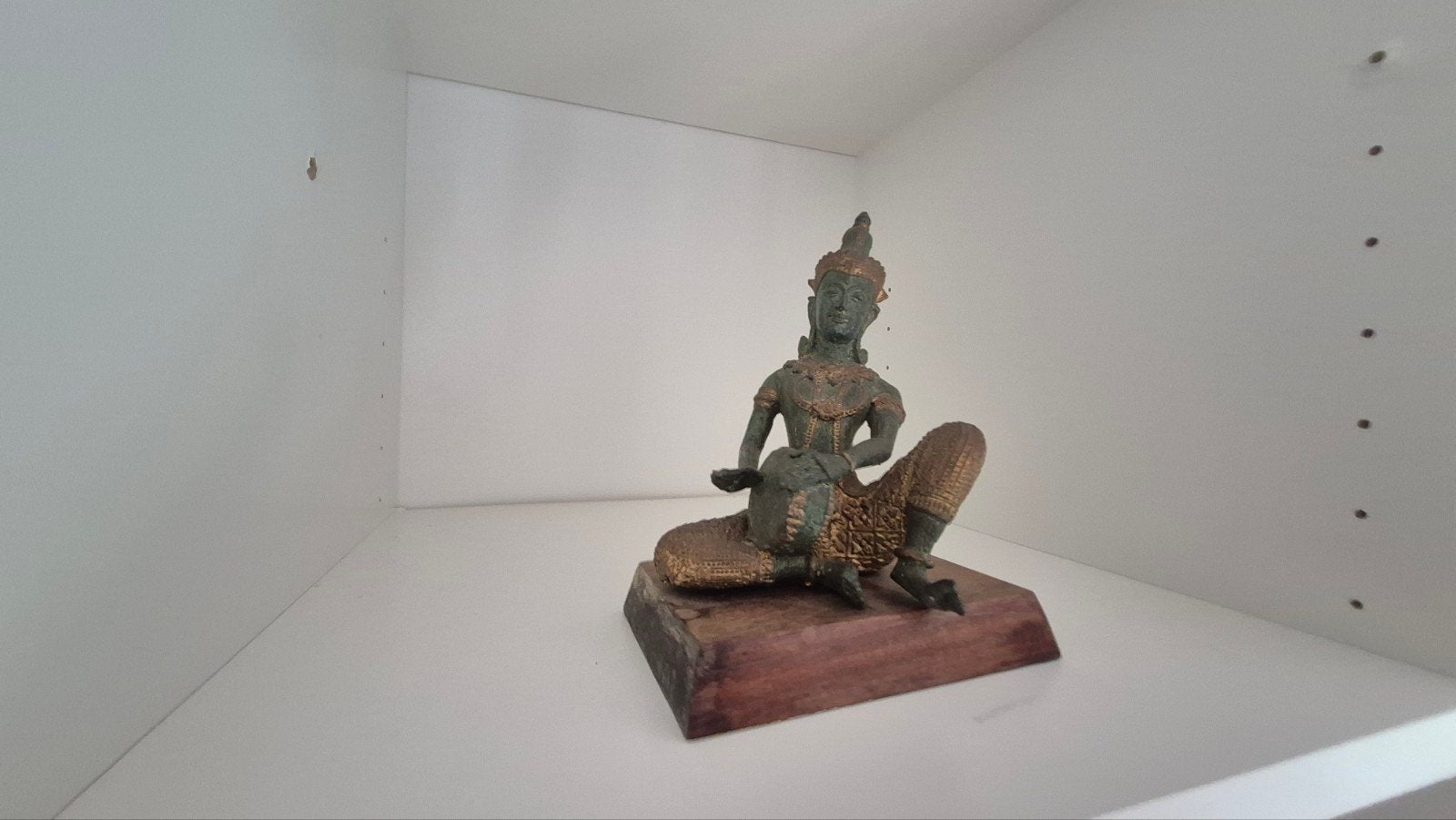 Antiek Thais Bronzen Beeld, Antiek en Kunst, Ophalen of Verzenden, Brons