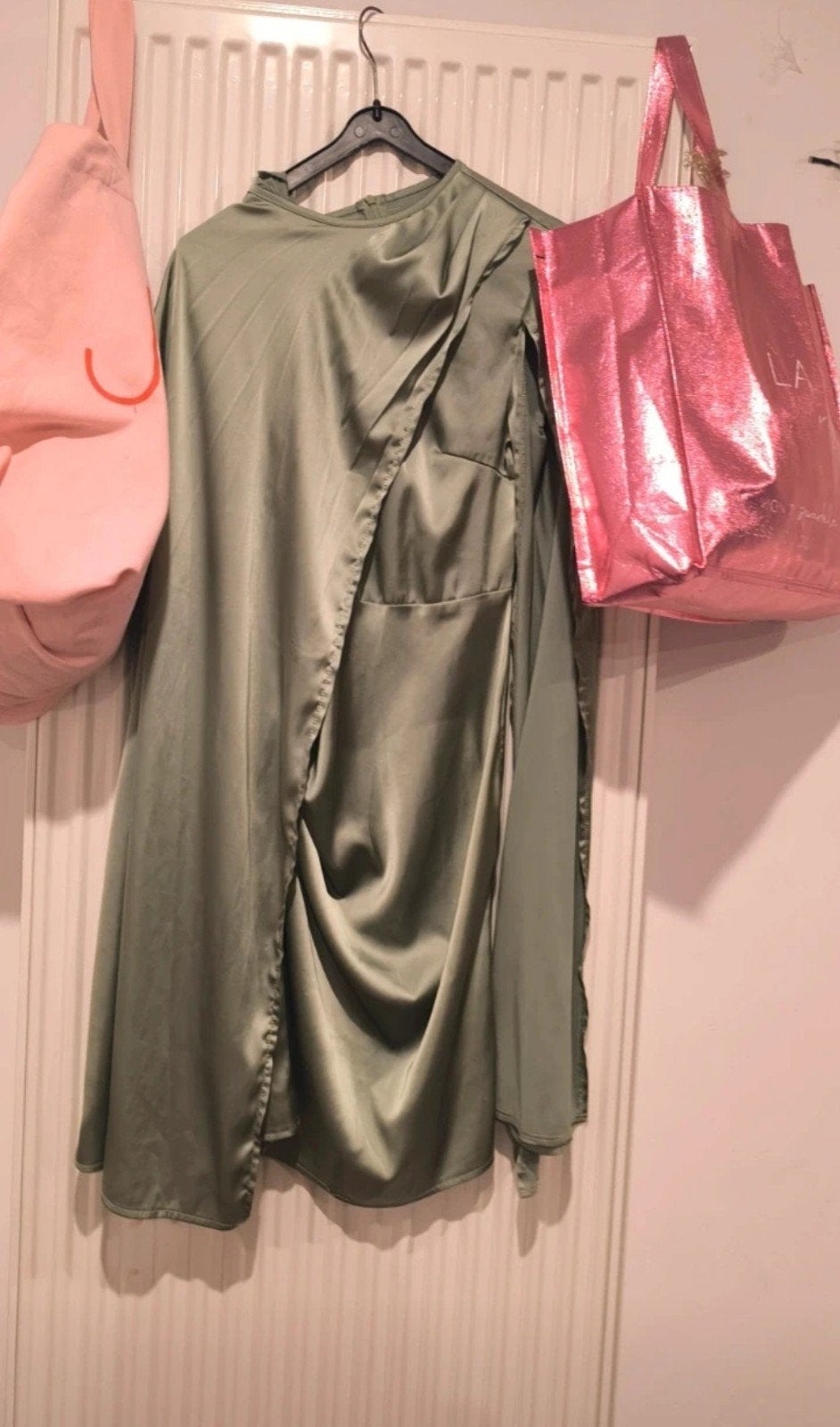 groene Midi gala jurk met cape, Kleding | Dames, Ophalen of Verzenden, Maat 36 (S)