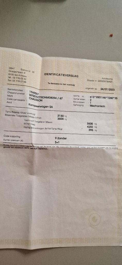 Schausson 660 ultimate titanium 170 pk, Automaat, Ringverwarming, Antidémarrage, Ford