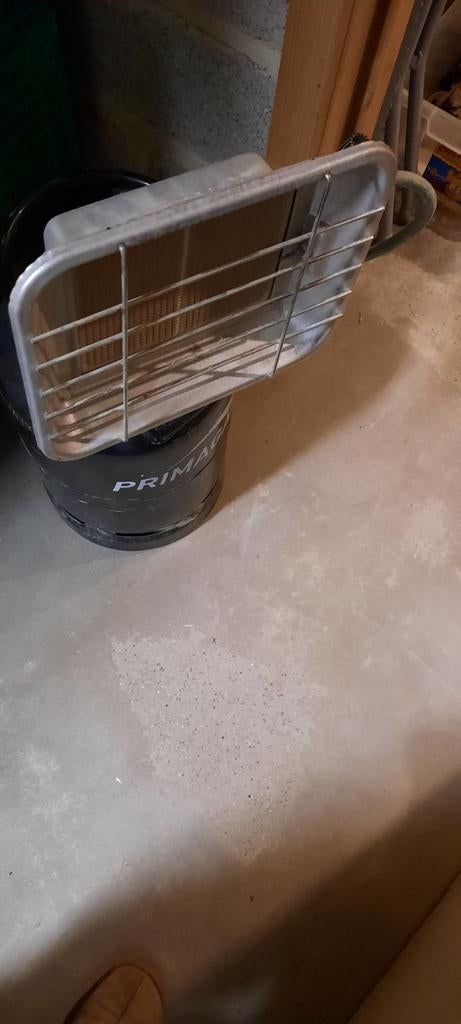 Terrasverwarmer  met nog een halve fles gas, Ophalen, Draaibaar, Gebruikt, Vloer