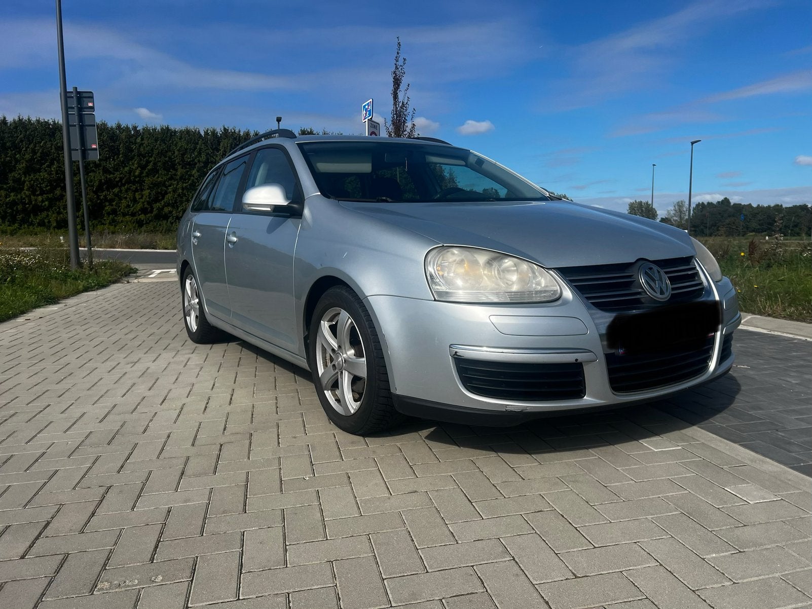 Vend ou echange golf 5 break 1.9tdi, Autos, Argent ou Gris, Achat, 5 portes, Tissu