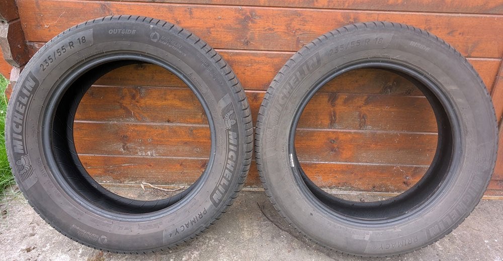 2 pneus été Michelin Primacy 4 – 235/55 R18 100V, Pneus été, Enlèvement, Autre, Pneu(s)